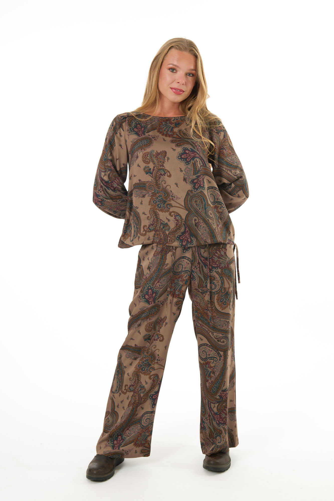 Megan top  peacock - 5