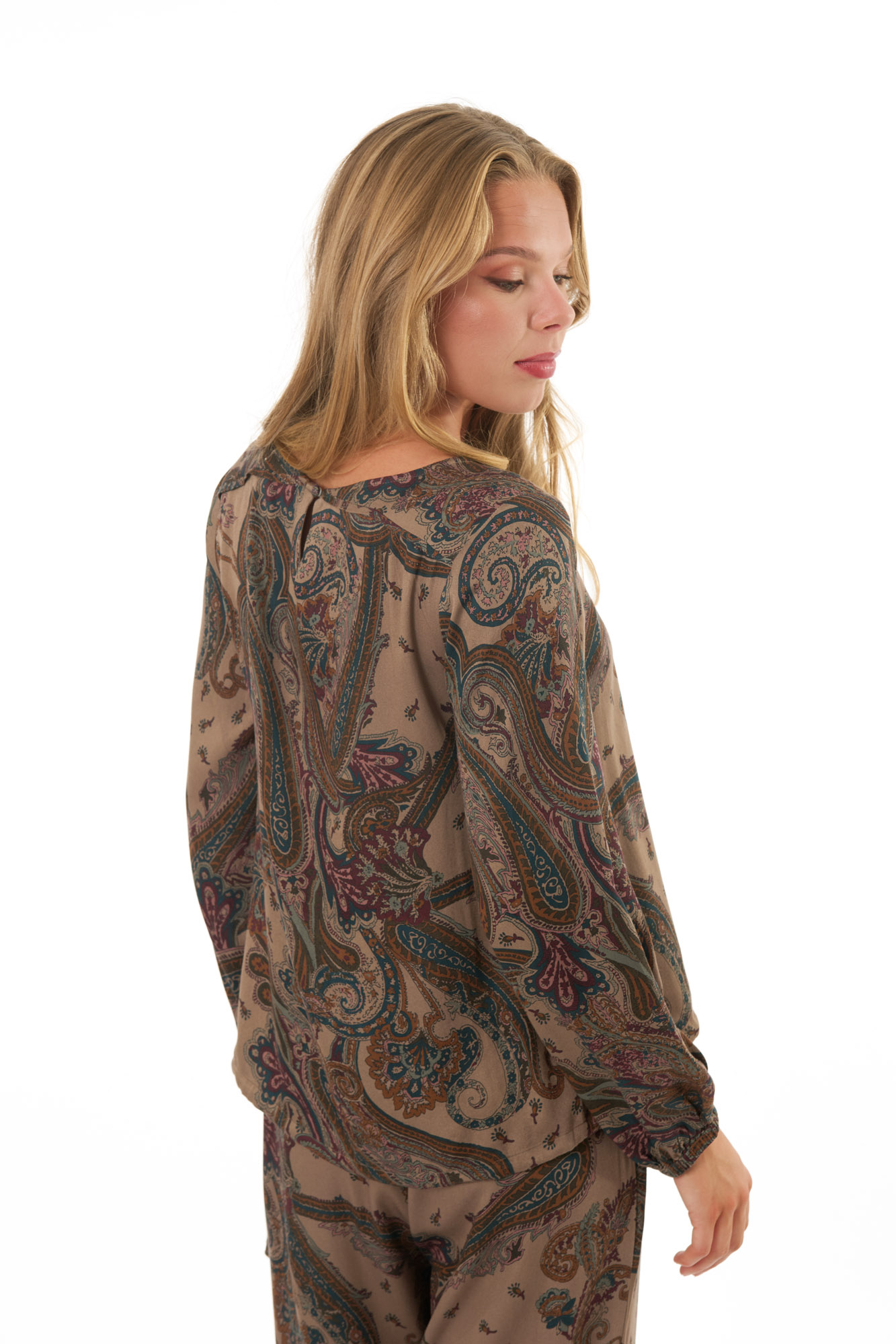 Megan top  peacock - 6