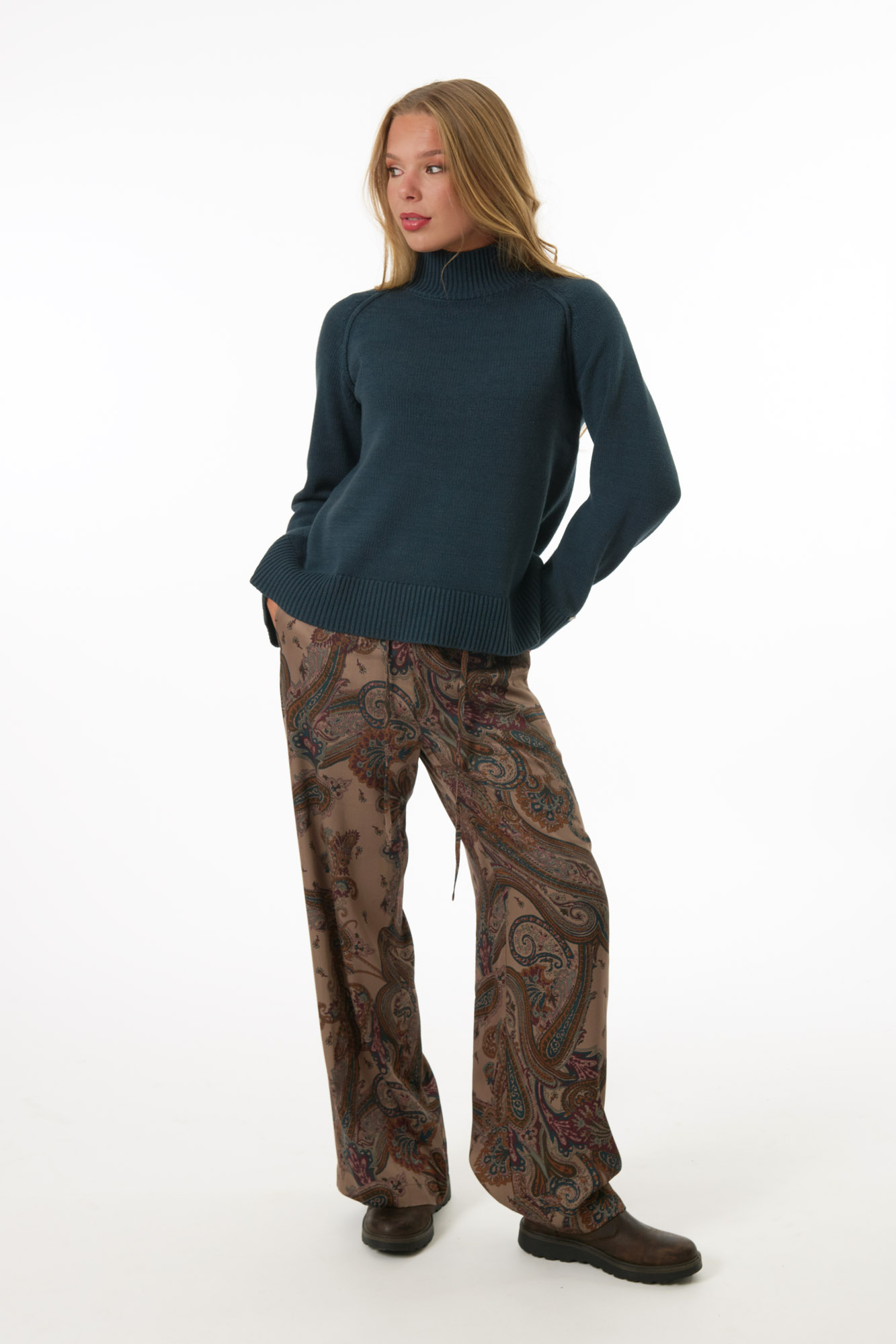 Maureen trouser  peacock