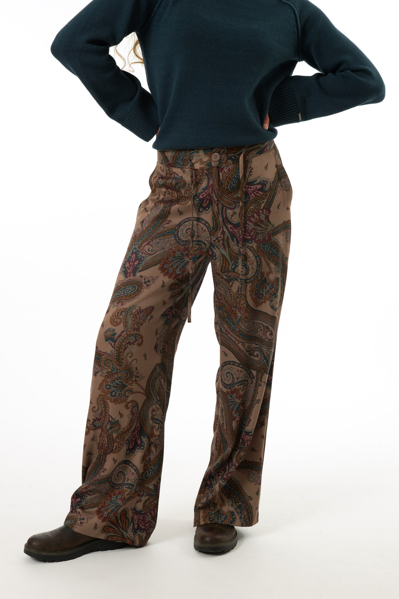 Maureen trouser  peacock - 2