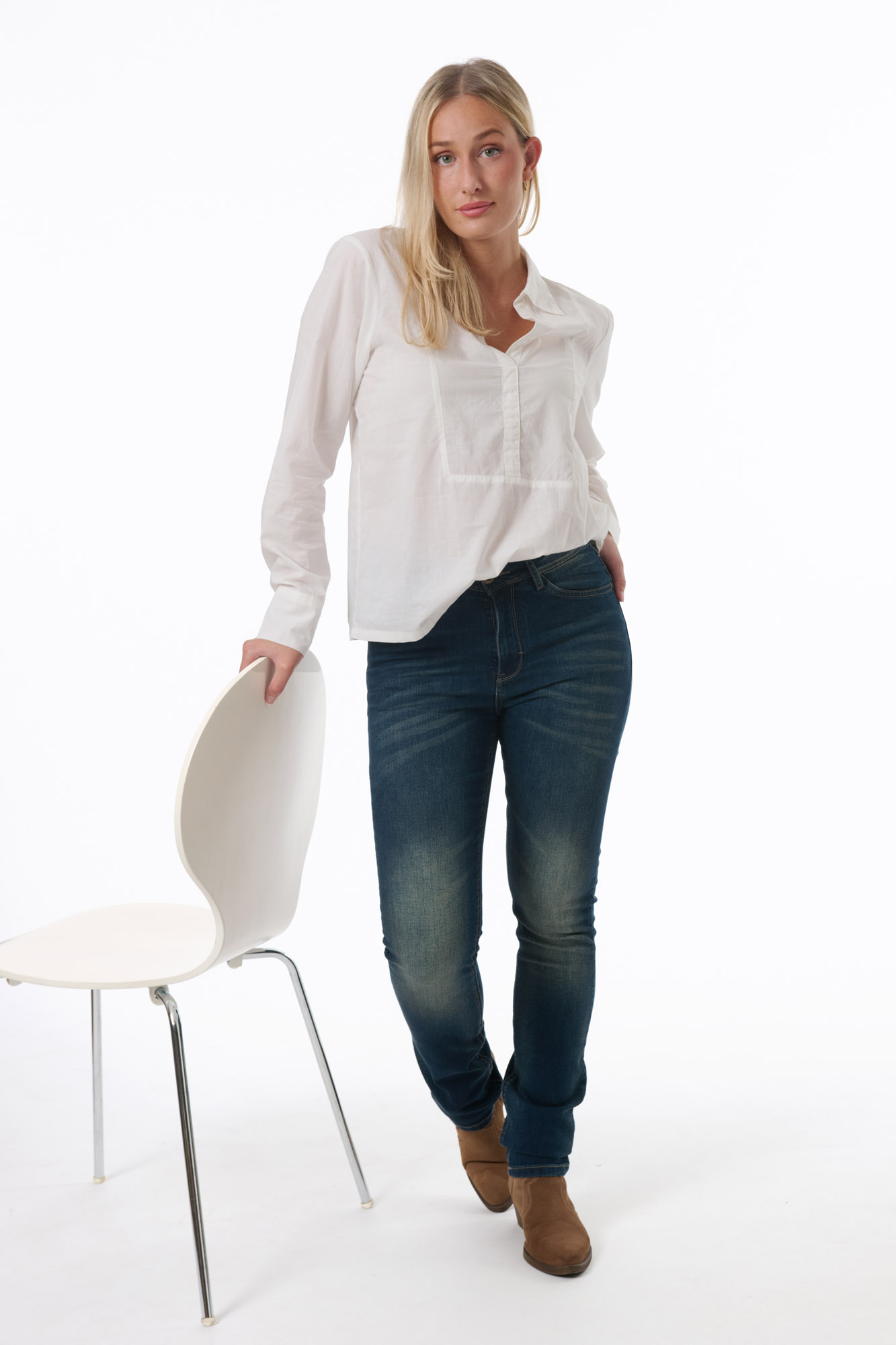 Majken blouse  oyster - 5