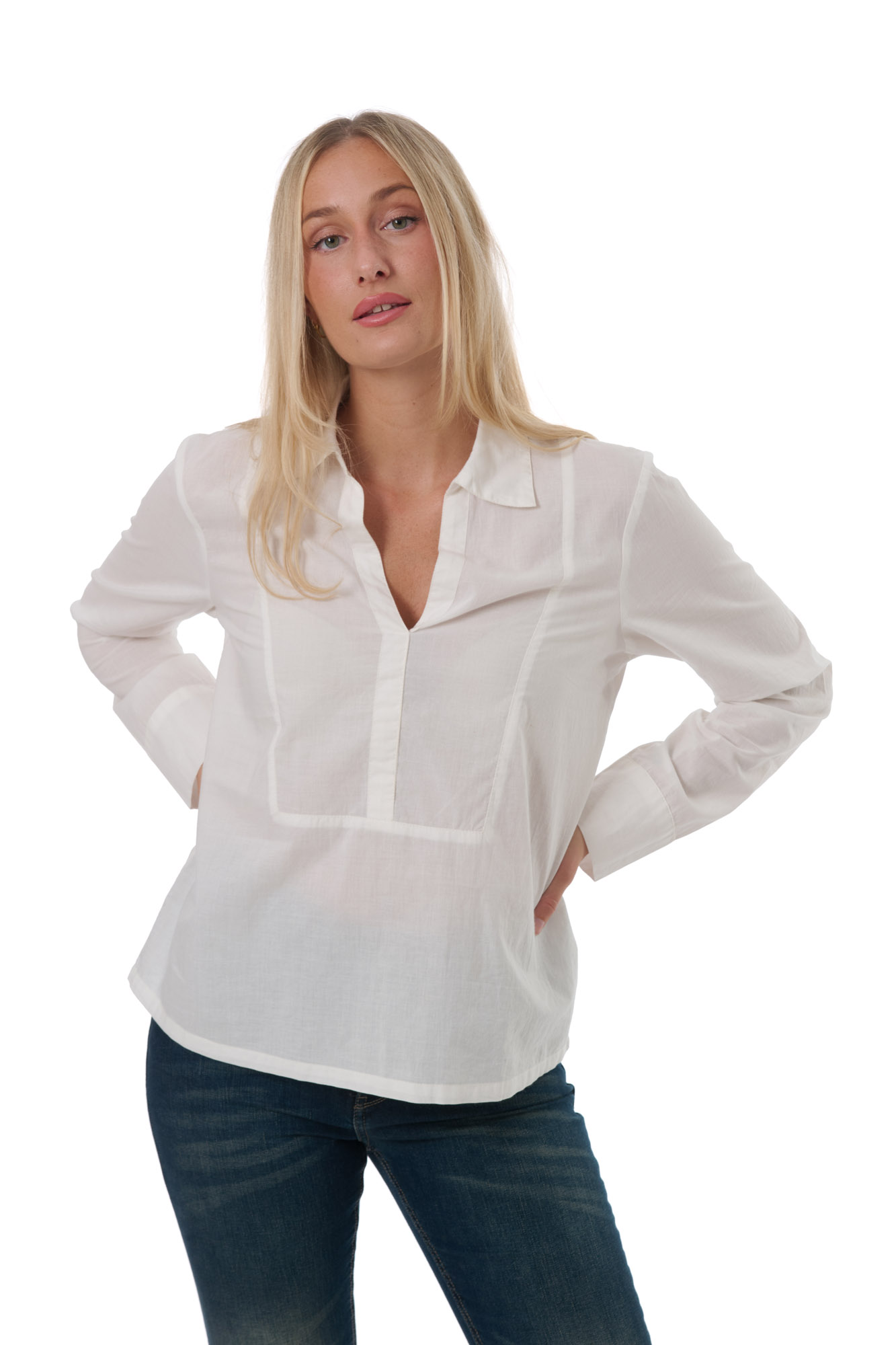 Majken blouse  oyster - 3