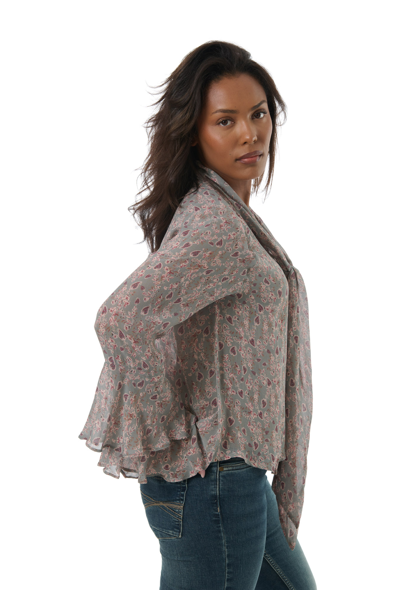 Milly blouse  mist - 2