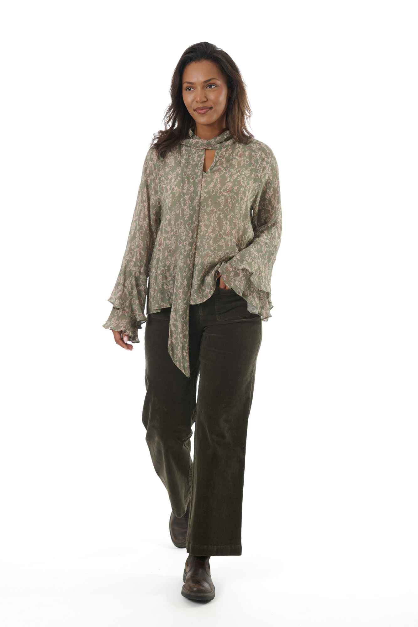 Milly blouse  sage