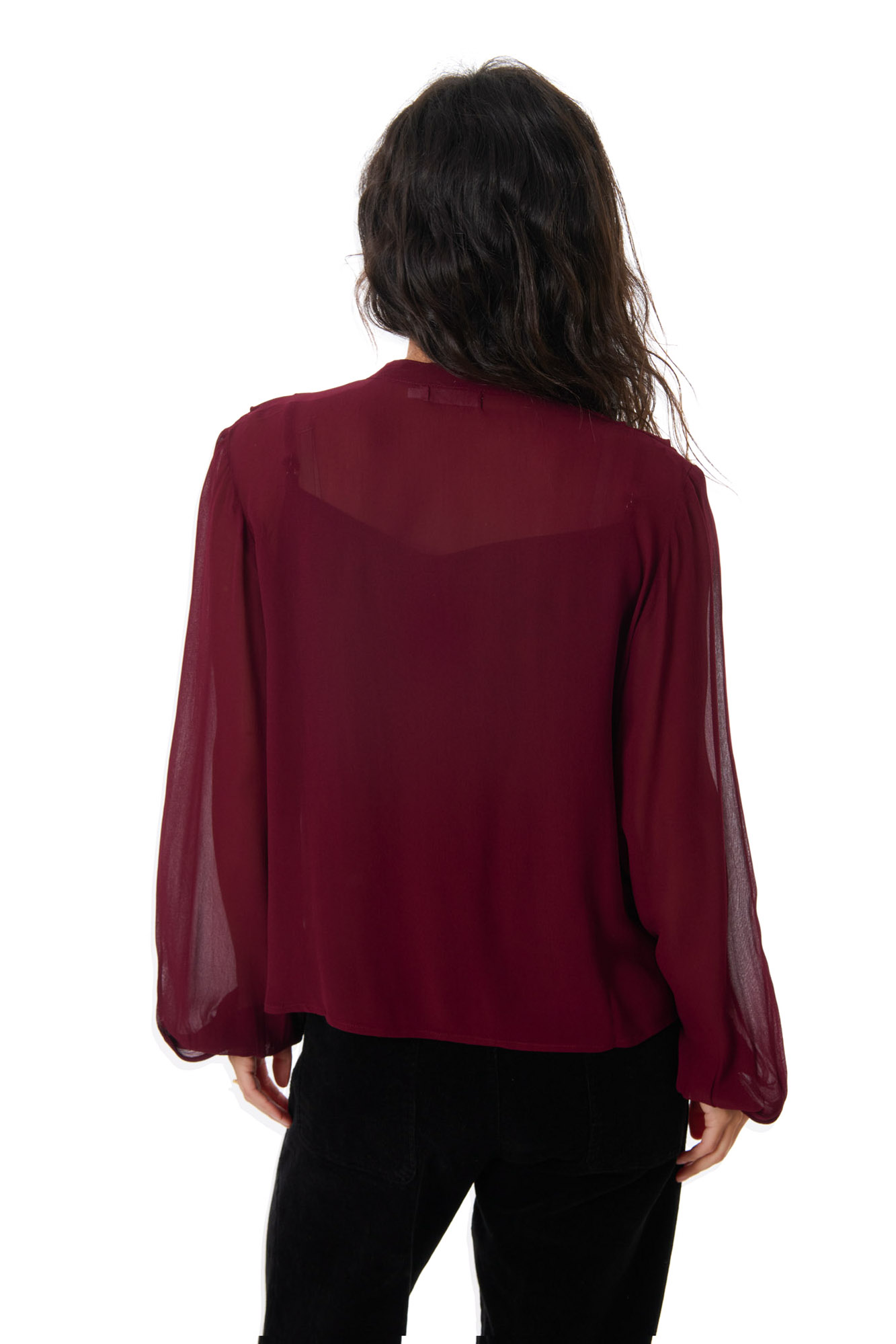 Maggie blouse  cranberry - 4
