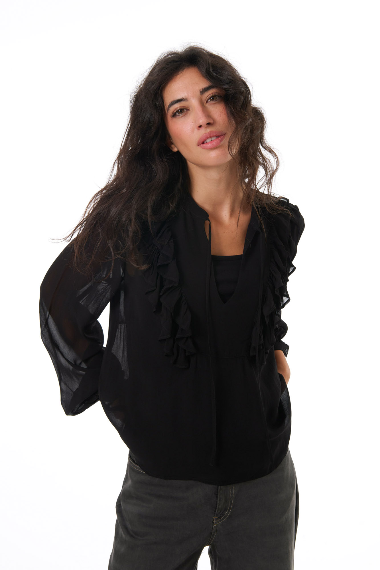 Maggie blouse  svart - 3