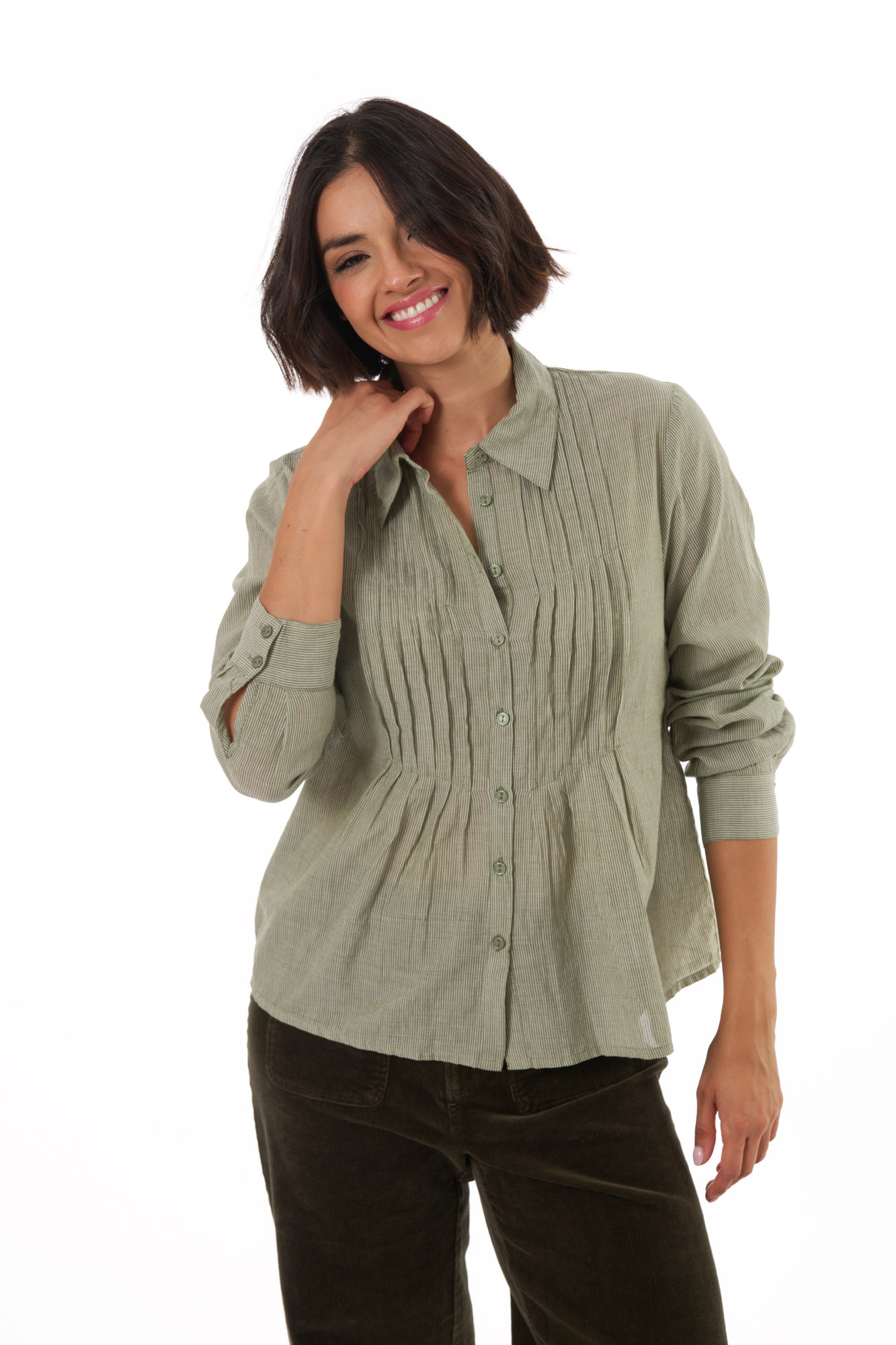 Meg shirt  sage