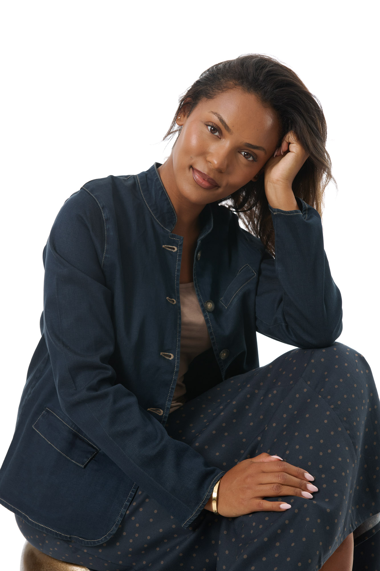 Melanie blazer  dk. denim - 5