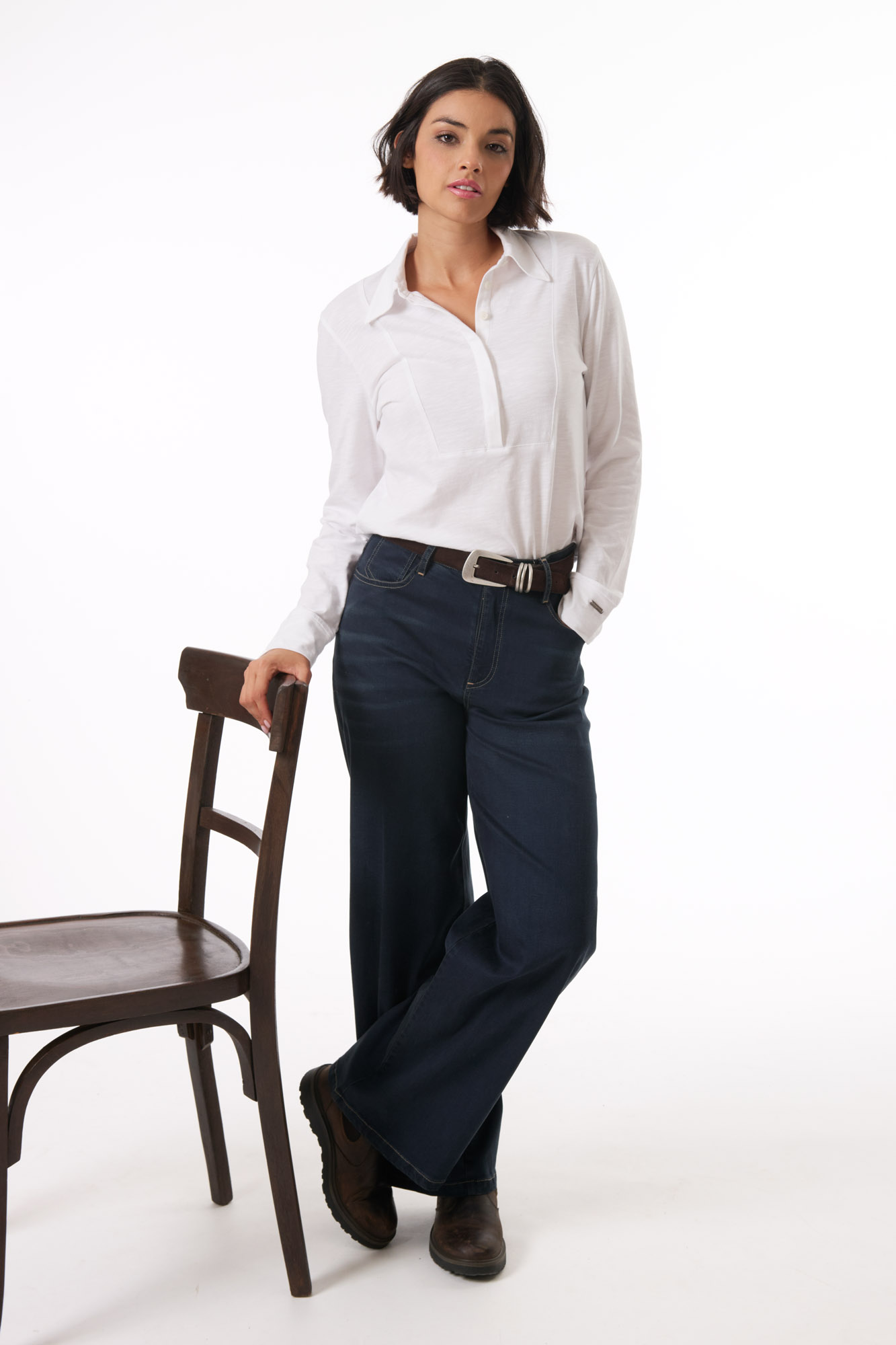 Mandy byxa  dk. denim