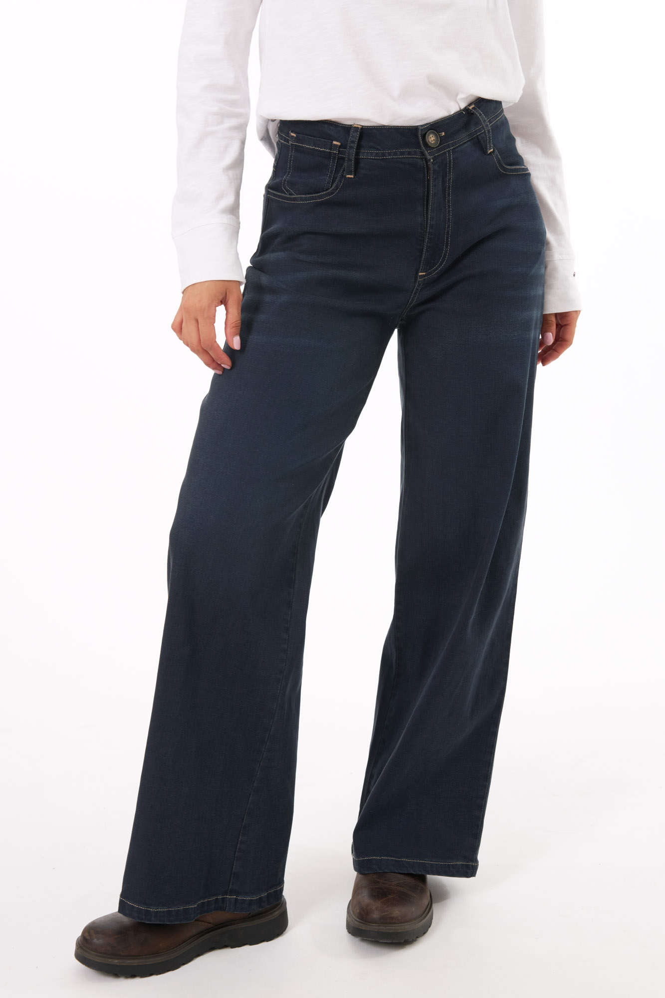 Mandy byxa  dk. denim - 4