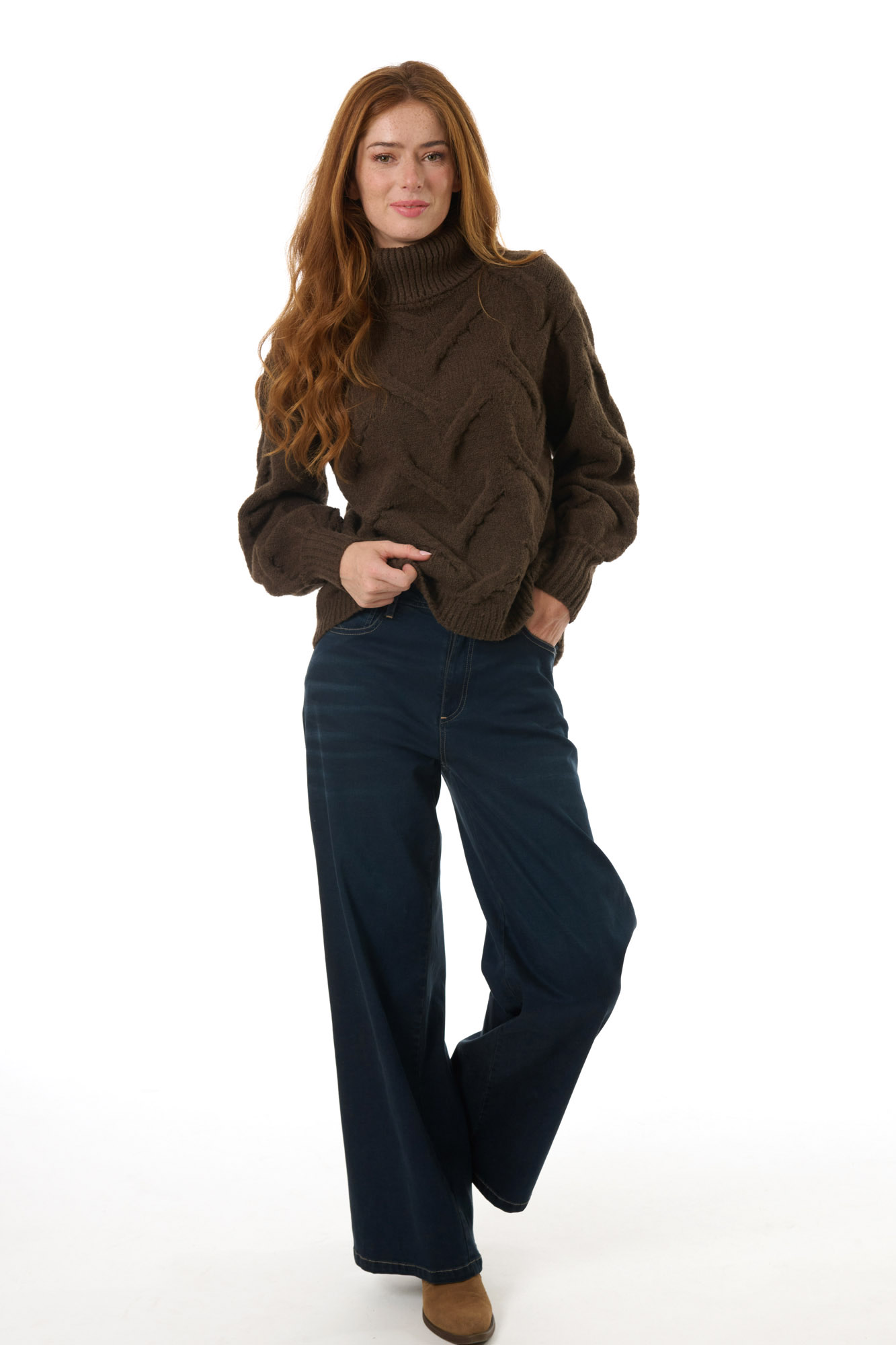 Mandy byxa  dk. denim - 9