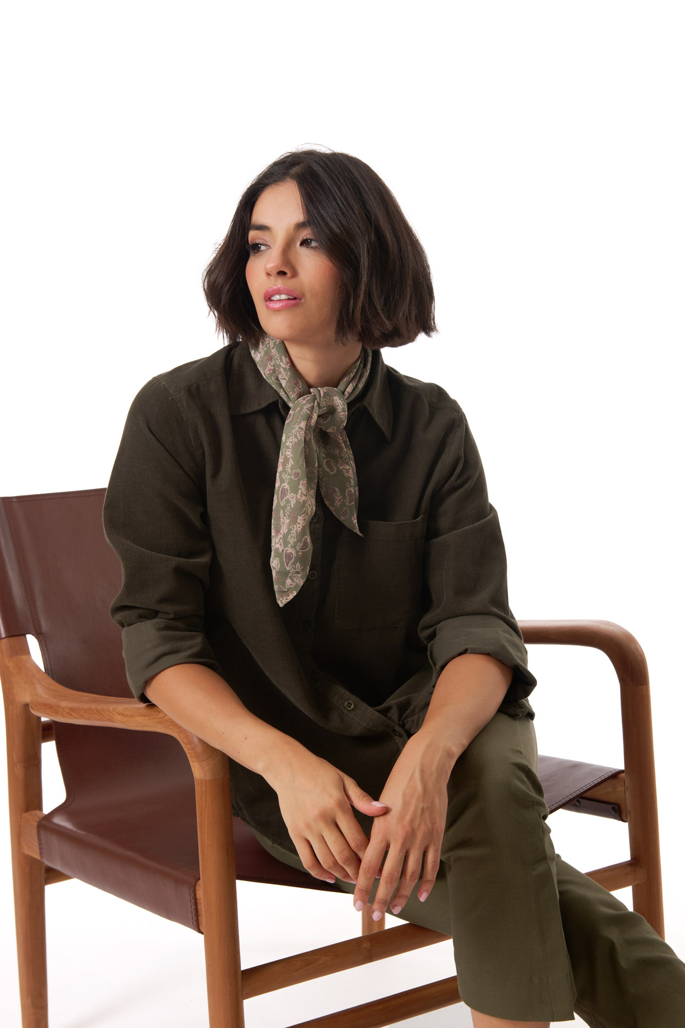 Martha skjorta  olive - 7
