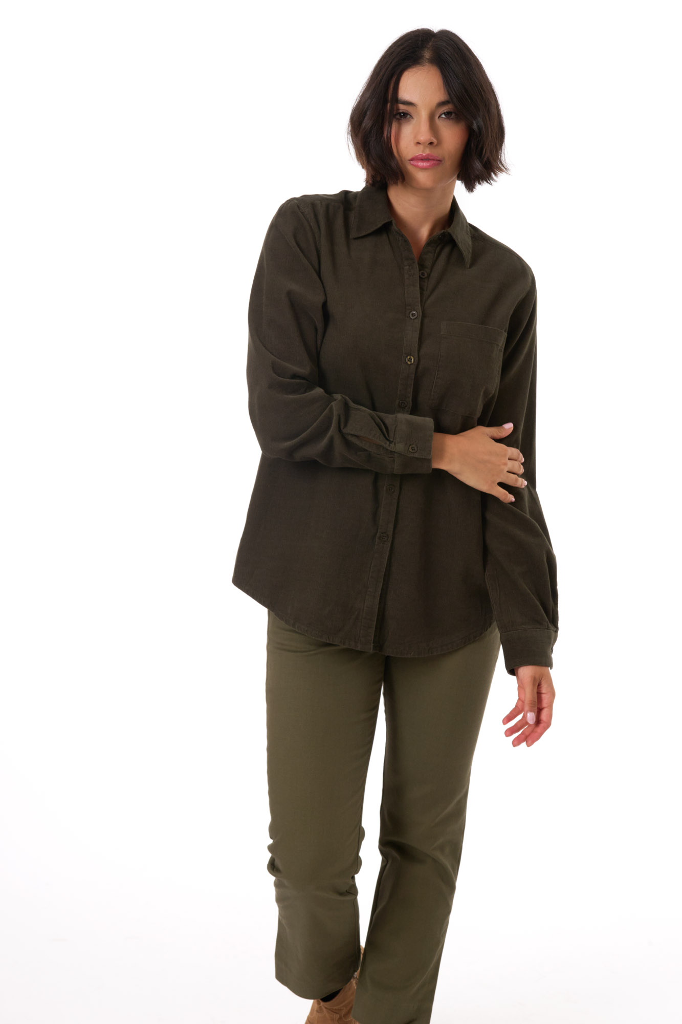 Martha skjorta  olive - 4