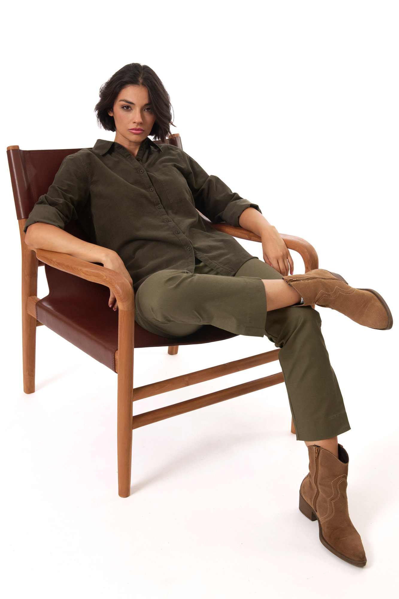 Martha skjorta  olive