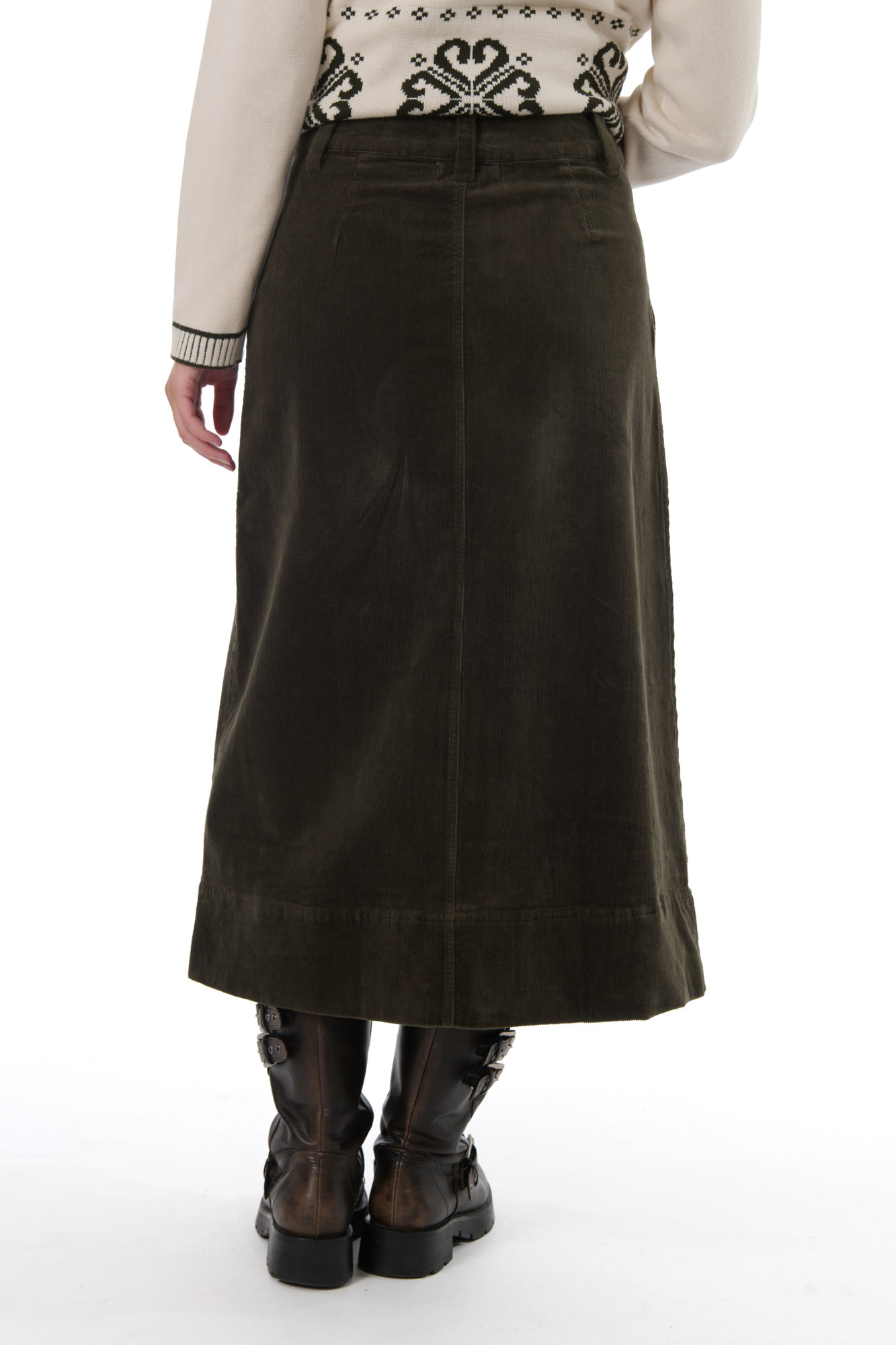 Moira kjol  olive - 4