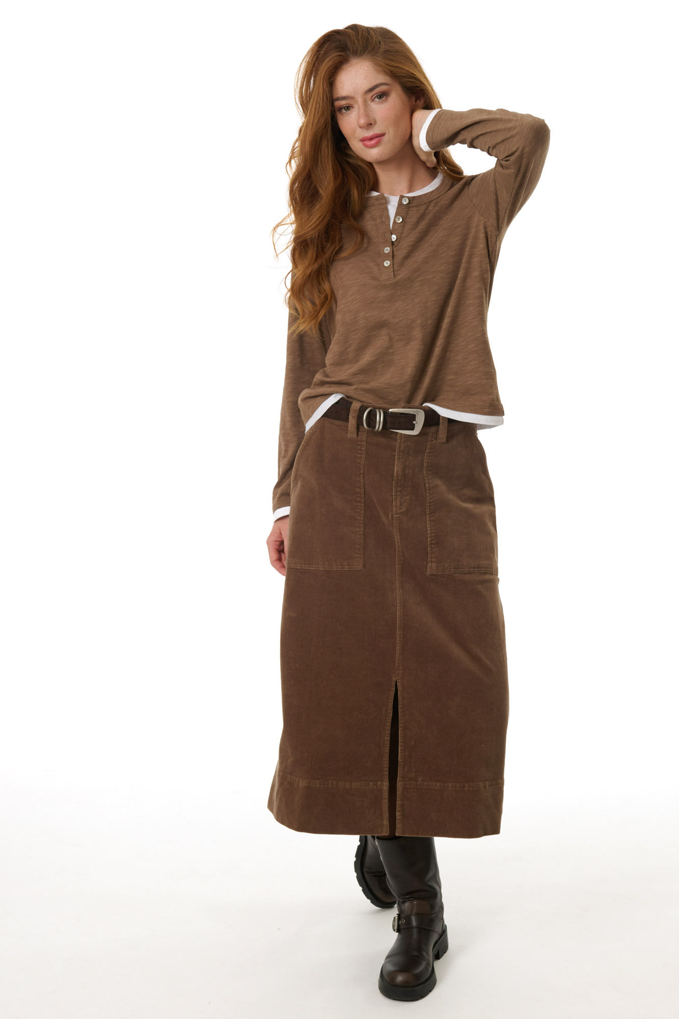 Moira kjol  macciato - 2