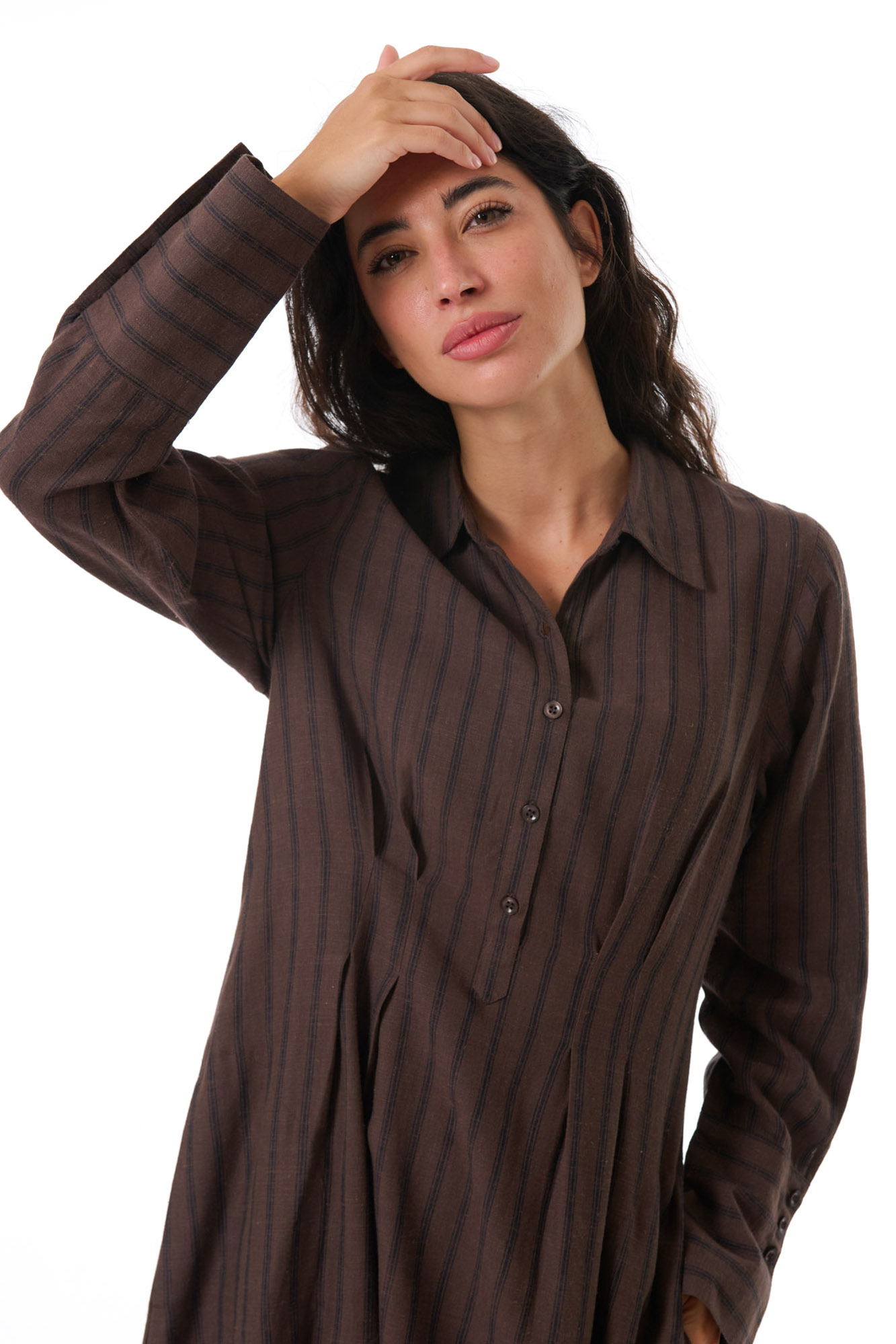 Melina dress  wood - 2