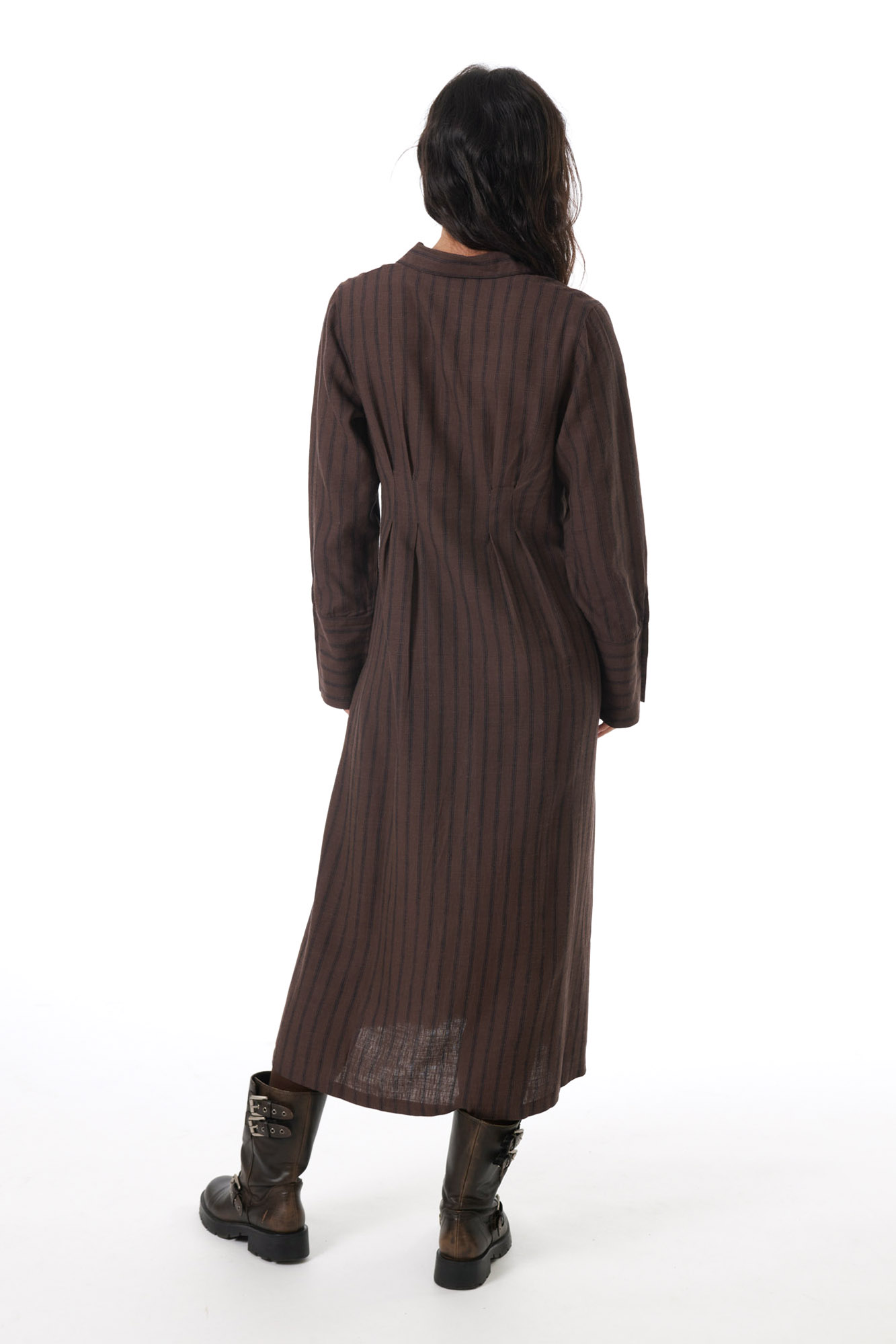 Melina dress  wood - 3