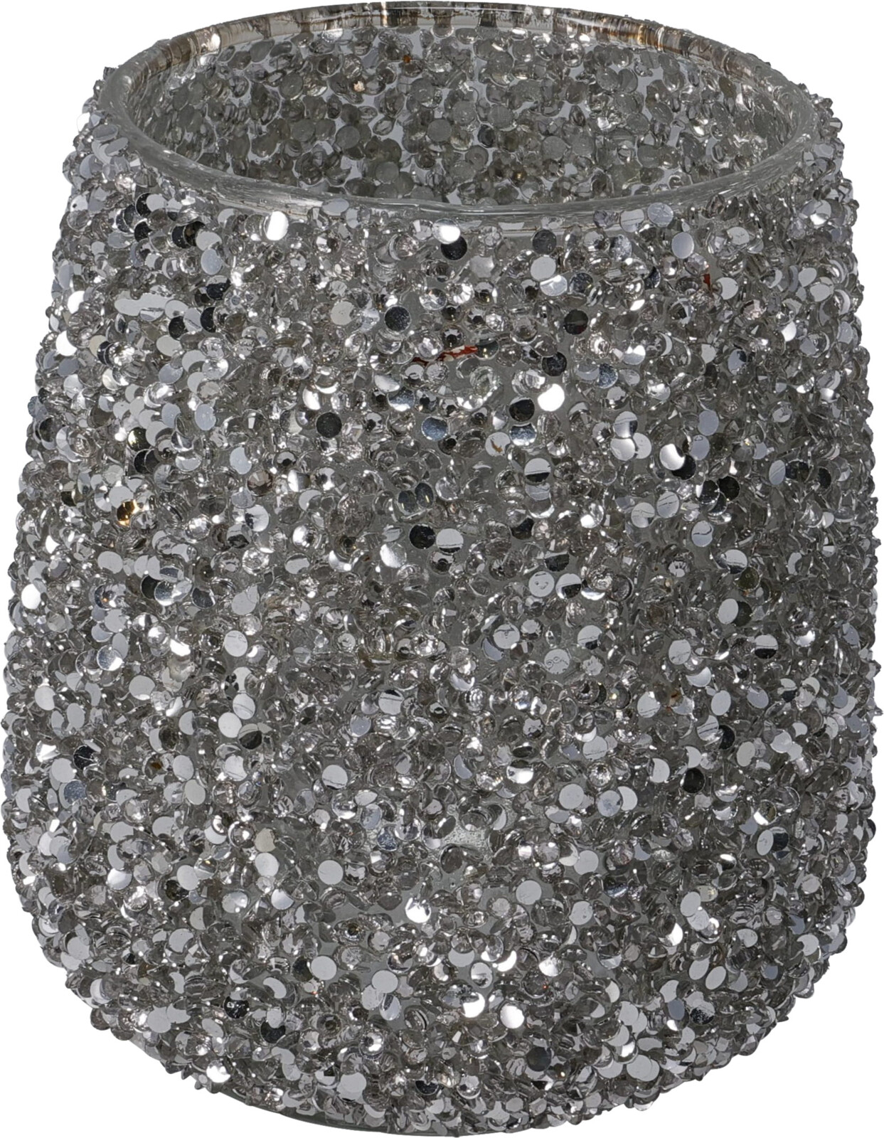 Värmeljushållare silver 10cm
