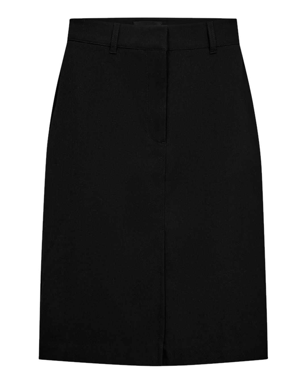 Kjol Tailor kort slits fram svart