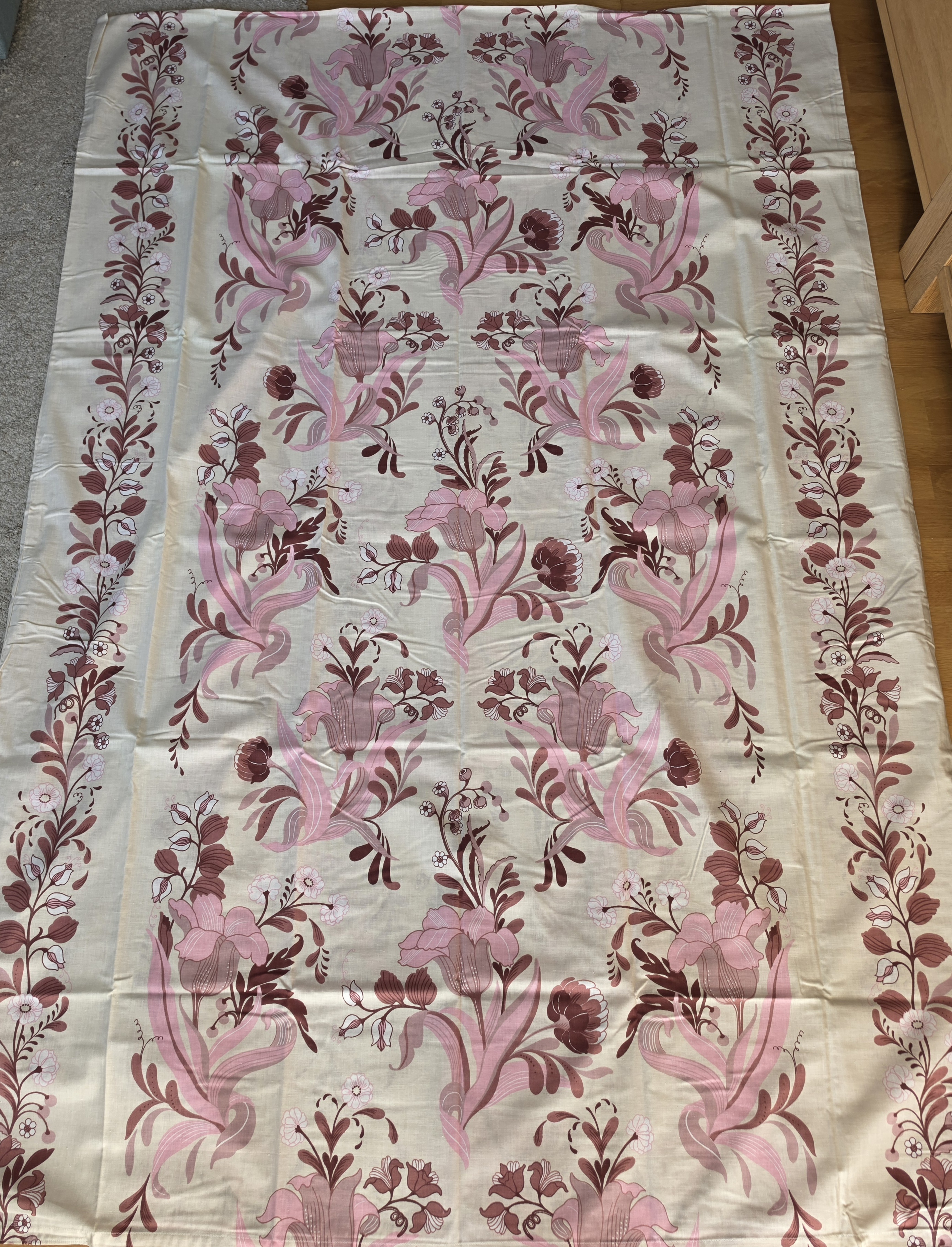 Almedahls påslakan + örngott design Toni Hermansson, oanvänt vintage - 7