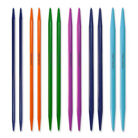 Pony Colour Strumpstickor 20 cm 6 mm Plast