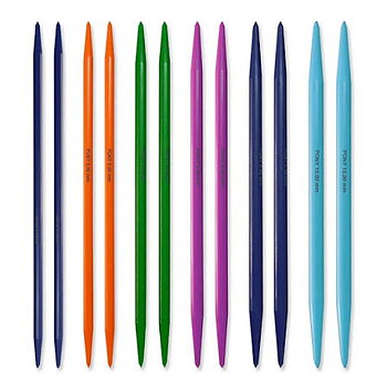 Pony Colour Strumpstickor 20 cm 6 mm Plast