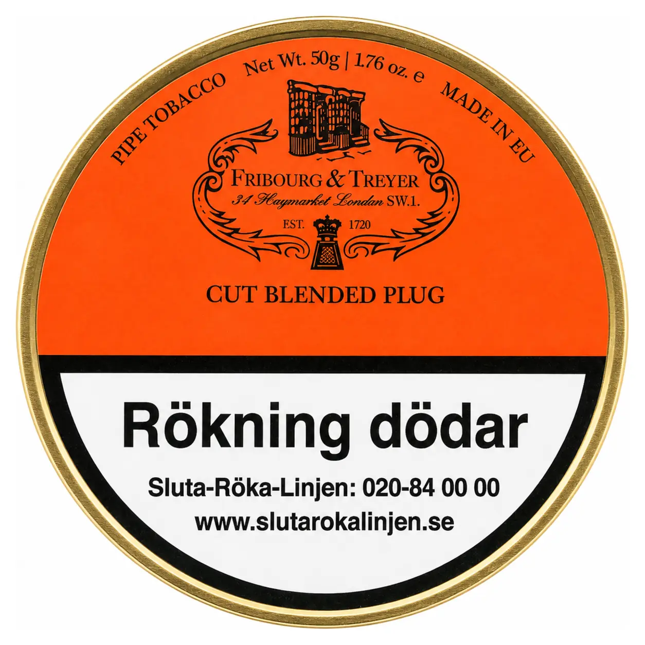 Fribourg & Treyer Cut Blended Plug Flake 50g