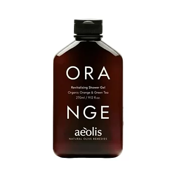 Shower gel Organic Orange & Green Tea från Aeolis Skincare