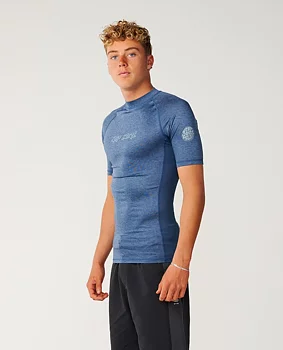 Rip Curl rashguard Dawn Patrol Upf perf 26 S/S light navy marle