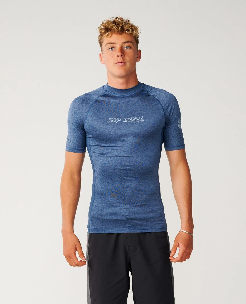 Rip Curl rashguard Dawn Patrol Upf perf 26 S/S light navy marle - 2