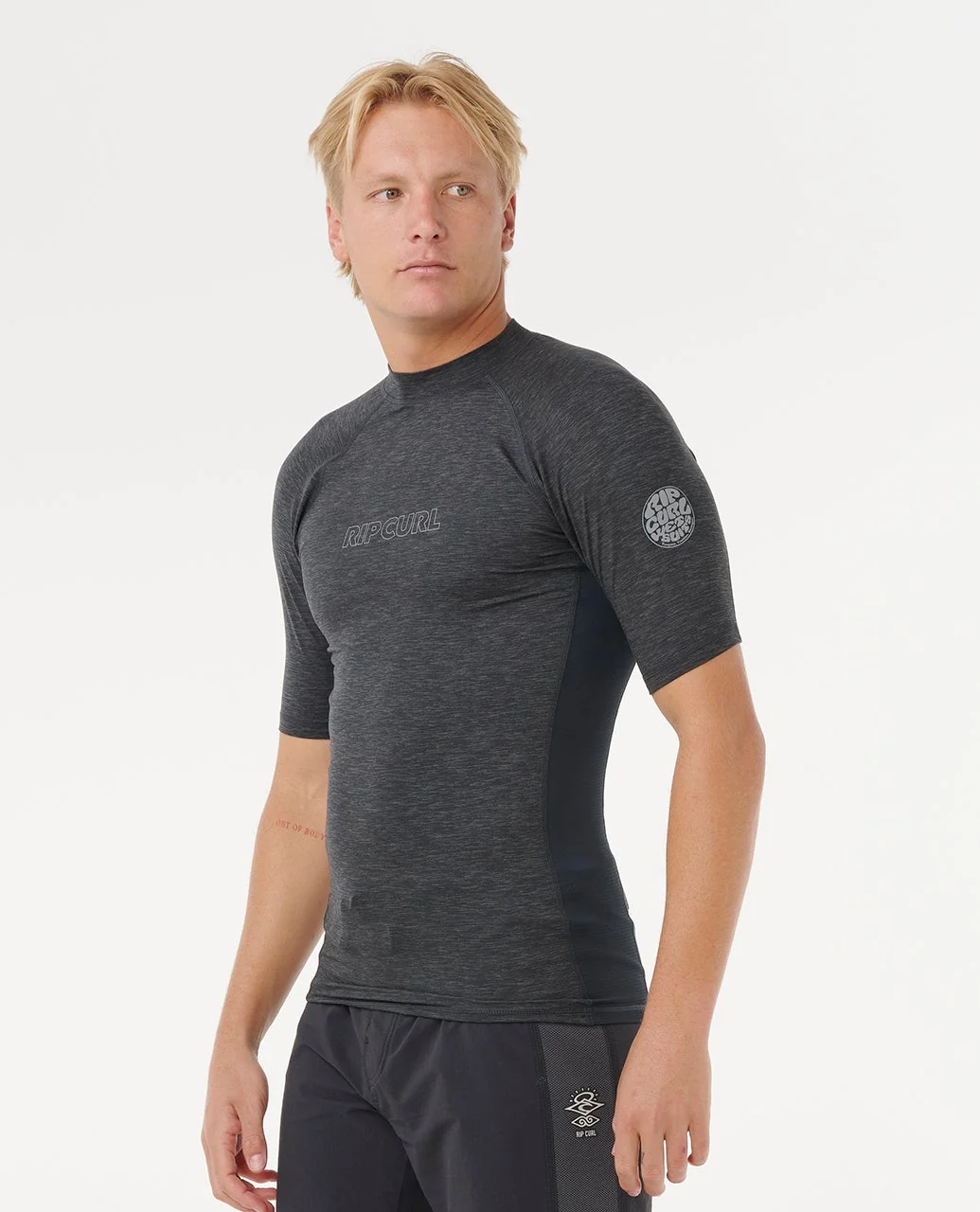 Rip Curl rashguard Dawn Patrol Upf perf 26 S/S black marle - 2