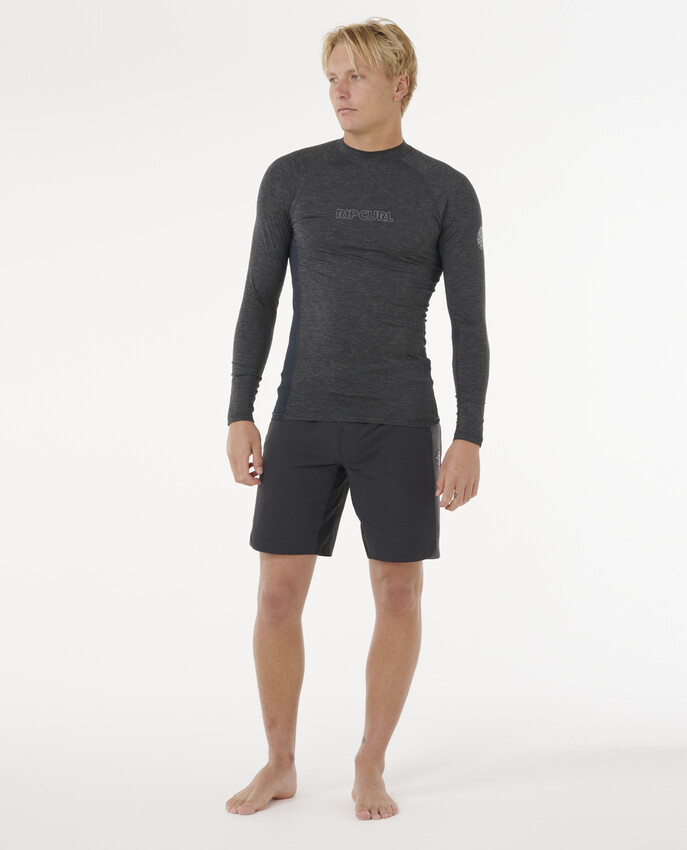 Rip Curl rashguard Dawn Patrol Upf perf 26 L/S black marle - 2
