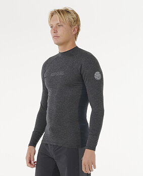 Rip Curl rashguard Dawn Patrol Upf perf 26 L/S black marle