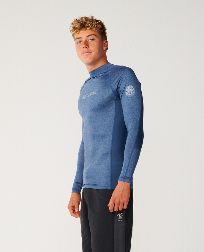 Rip Curl rashguard Dawn Patrol Upf perf 26 L/S light navy marl - 5