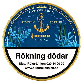 Kopp Piptobak Caribbean Blue Graham 50g