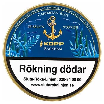 Kopp Piptobak Caribbean Blue Rackham 50g