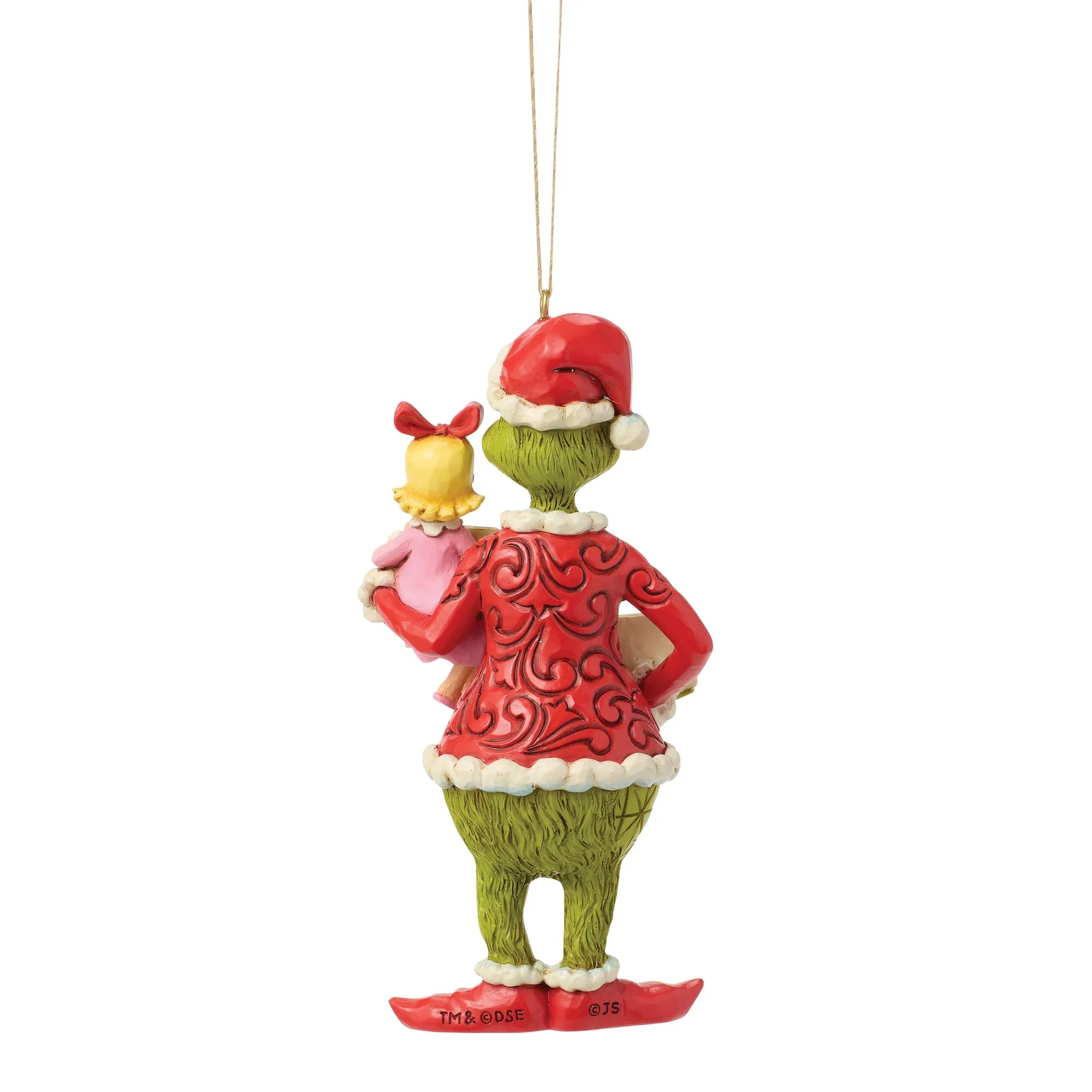 Jim Shore Julgransdekoration - Grinch & Cindy Lou Sign - 3