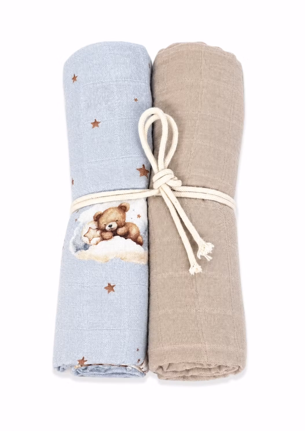 Mini Dreams Muslinfilt 2Pack Cute Bears - 2