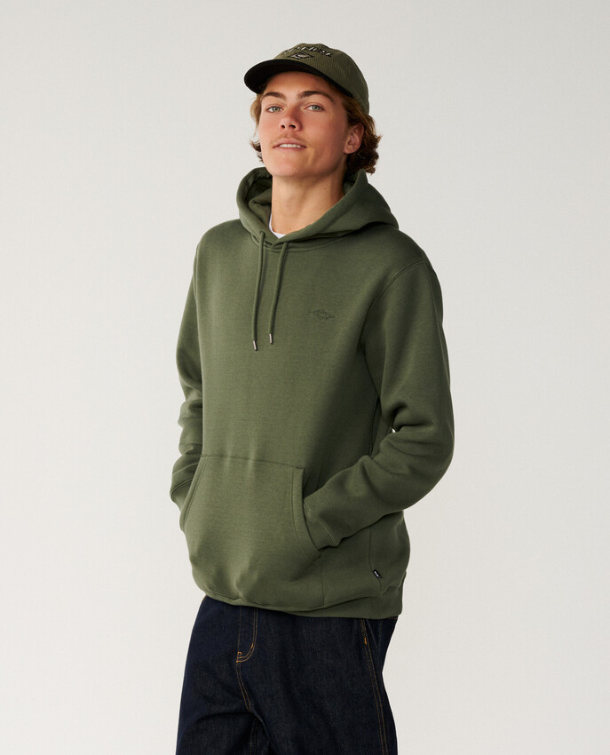 Rip Curl hoodie Classic Surf dark olive