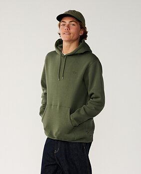 Rip Curl hoodie Classic Surf dark olive