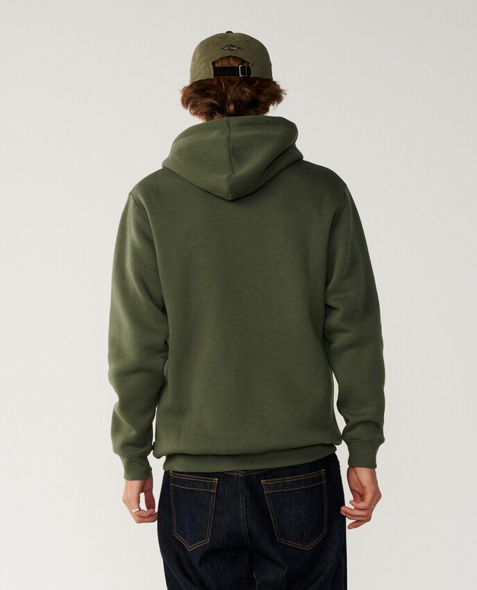 Rip Curl hoodie Classic Surf dark olive - 5