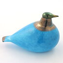 Oiva Toikka (Postipankki 1989) Blue Willow Grouse (Riekko) Glass Bird 13/9 cm