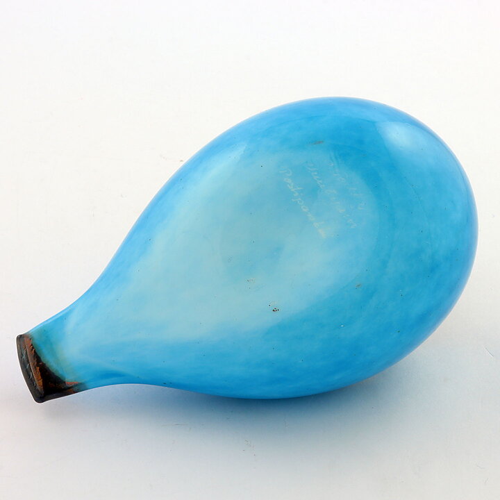 オイバ・トイッカ  ガラスの鳥  「Blue Willow Grouse」 (青いカラフトライチョウ)  13/9cm  1989年  Postipankki