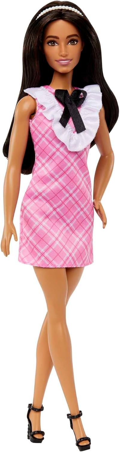 Barbie Fashionista Rutig Klänning - 6