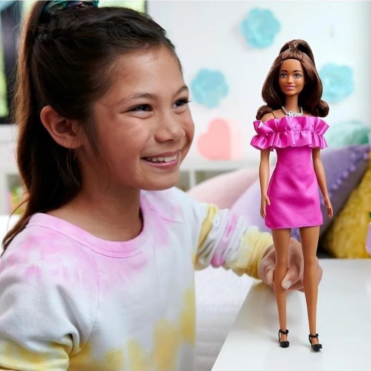 Barbie Fashionista Rosa Klänning - 3