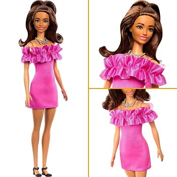 Barbie Fashionista Rosa Klänning
