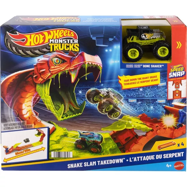 Hot Wheels Monster Trucks Snake Bite Slam-Out