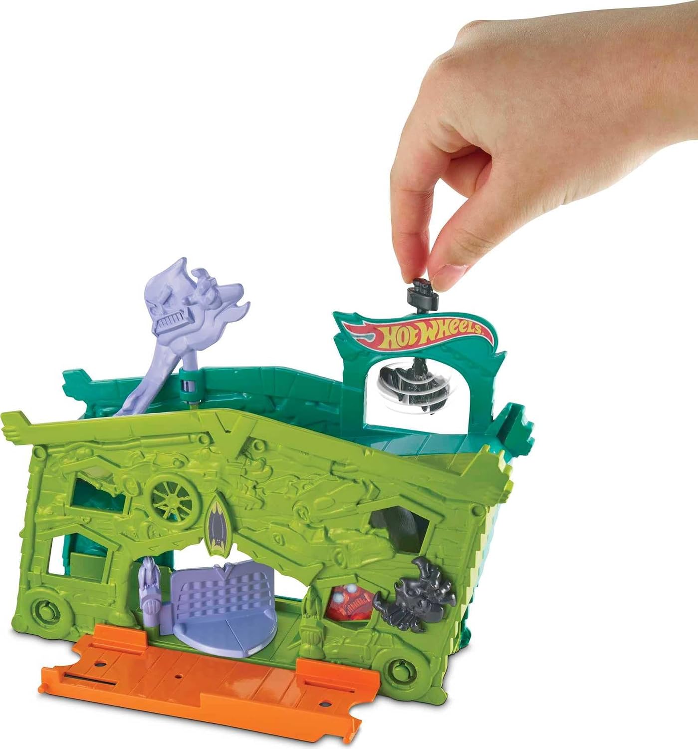Hot wheels City Fold Out Ghost Garage - 4