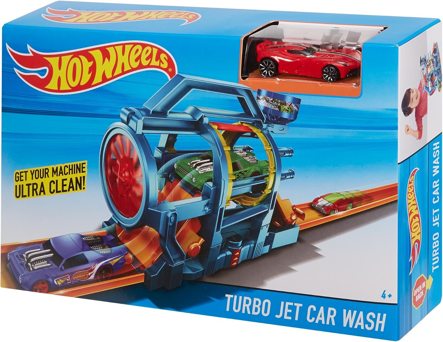 Hot wheels City Fold Out Turbo Jet Car Wash